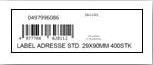 LABEL ADRESSE