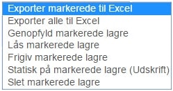 Lageroversigt