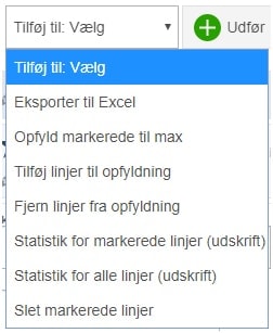 Max/min lager